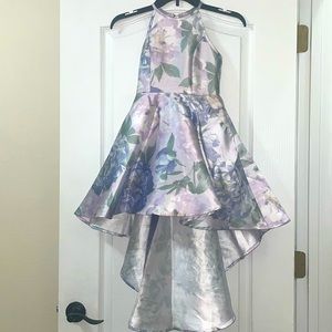 Girls Floral/ Lilac Dress size 7 and Size 14